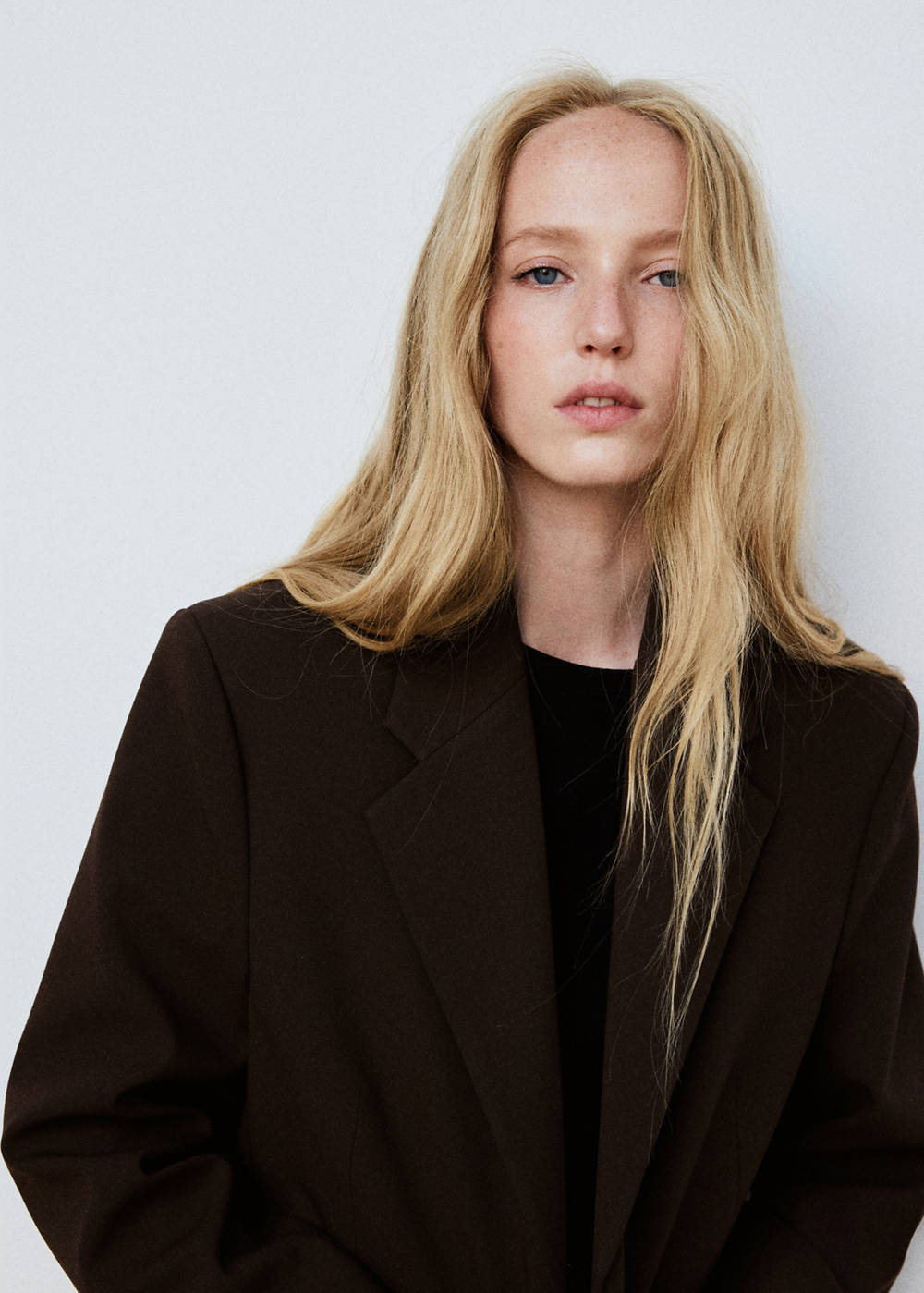 Straight blazer with flap pockets - Image 5