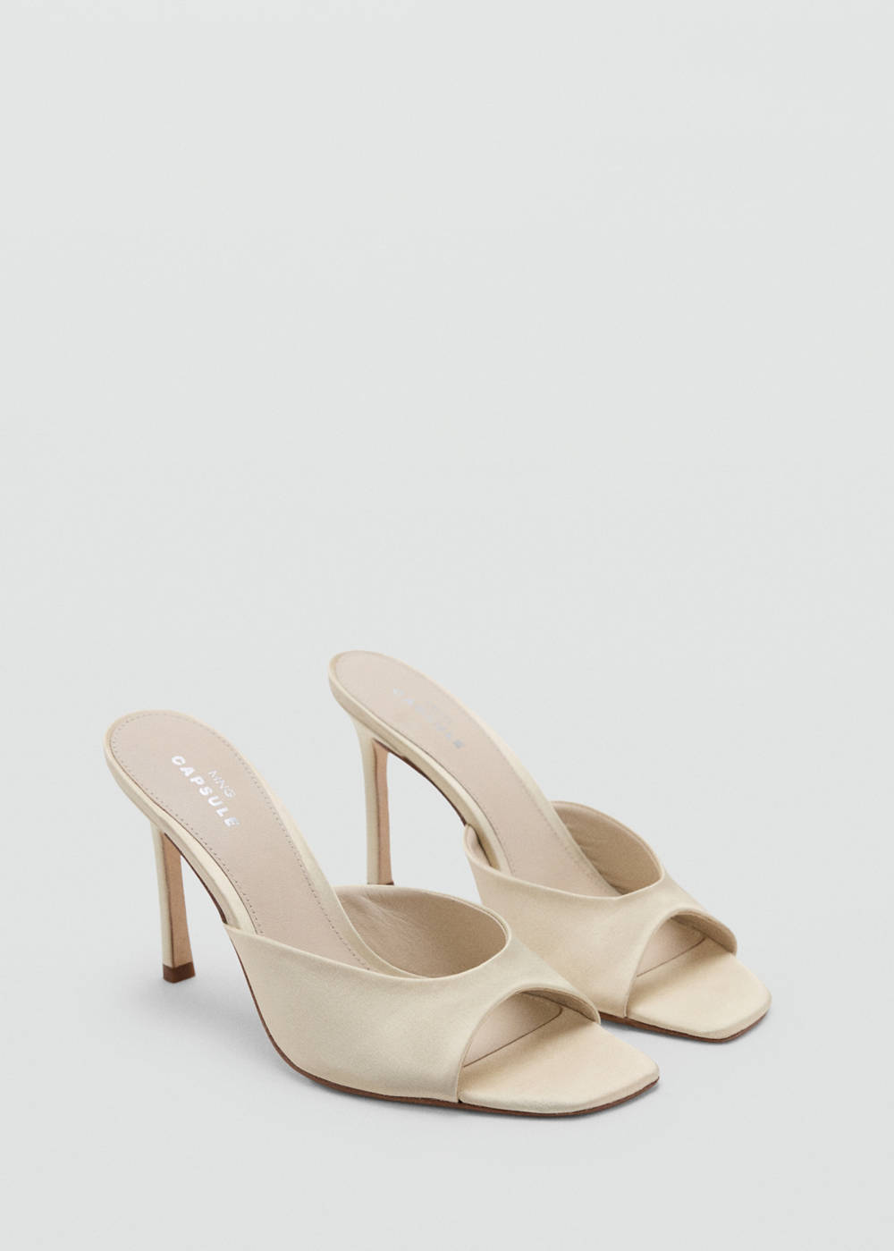 Satin stiletto heel sandal - Image 4