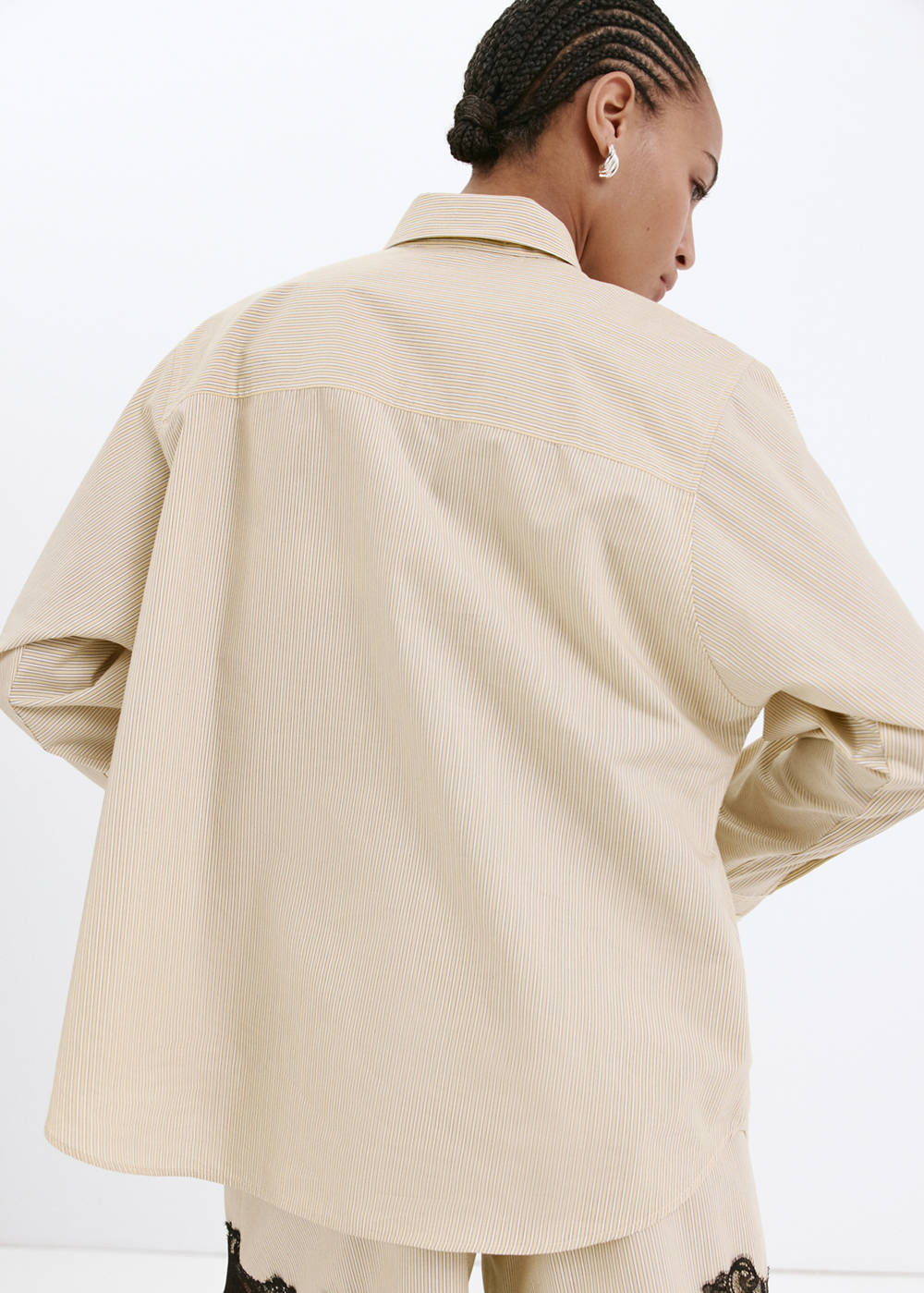 Poplin stripe shirt - Image 4