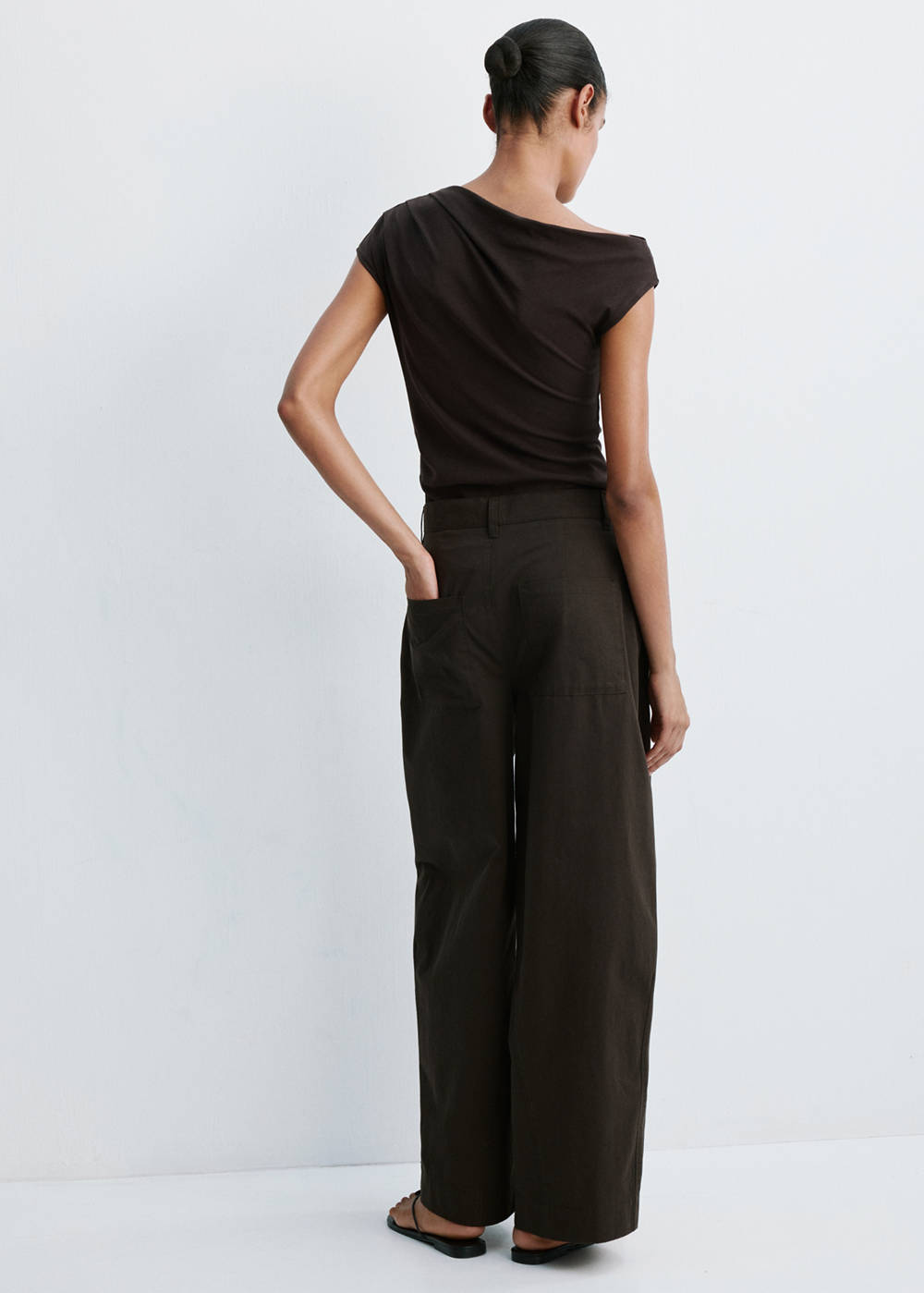 Mid-rise balloon trousers - Image 4