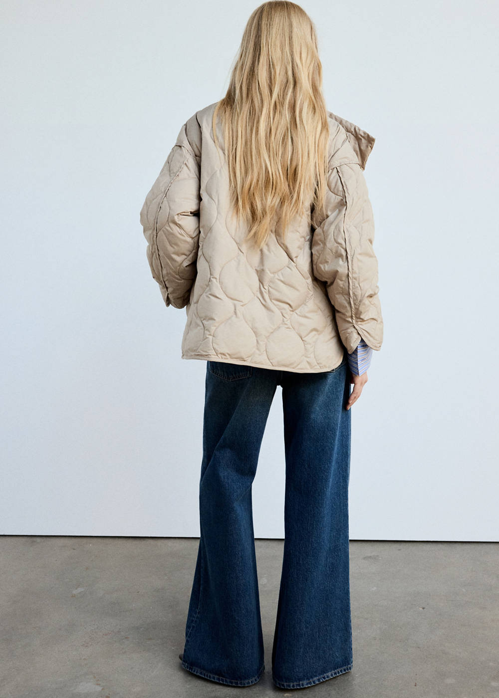 Padded anorak with removable scarf - Image 4