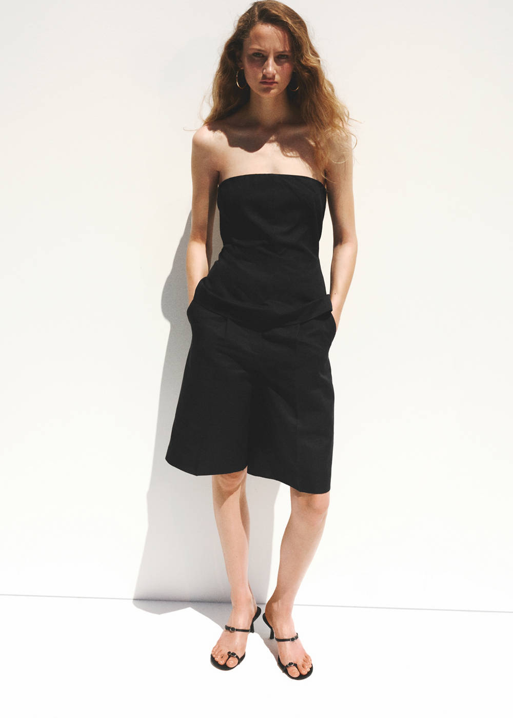 Strapless linen top - Image 4