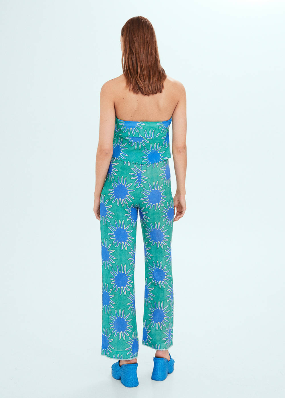 Bandeau top with knot print - Image 4