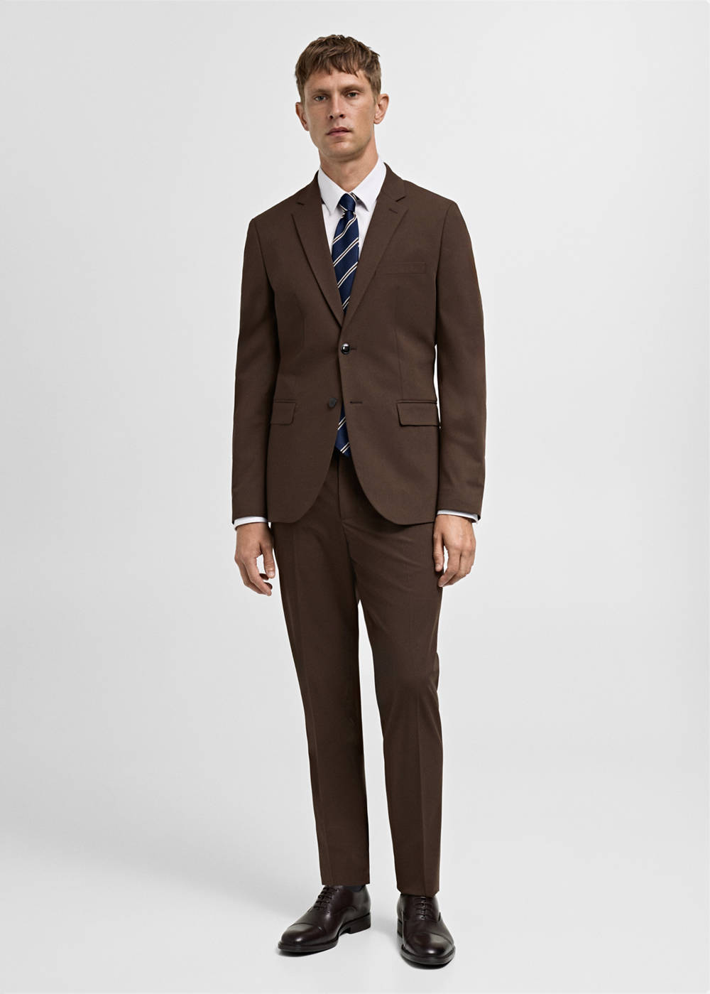 Super slim-fit suit jacket in stretch fabric - Image 3