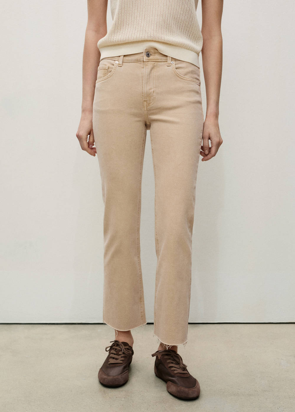 Sienna flared cropped jeans