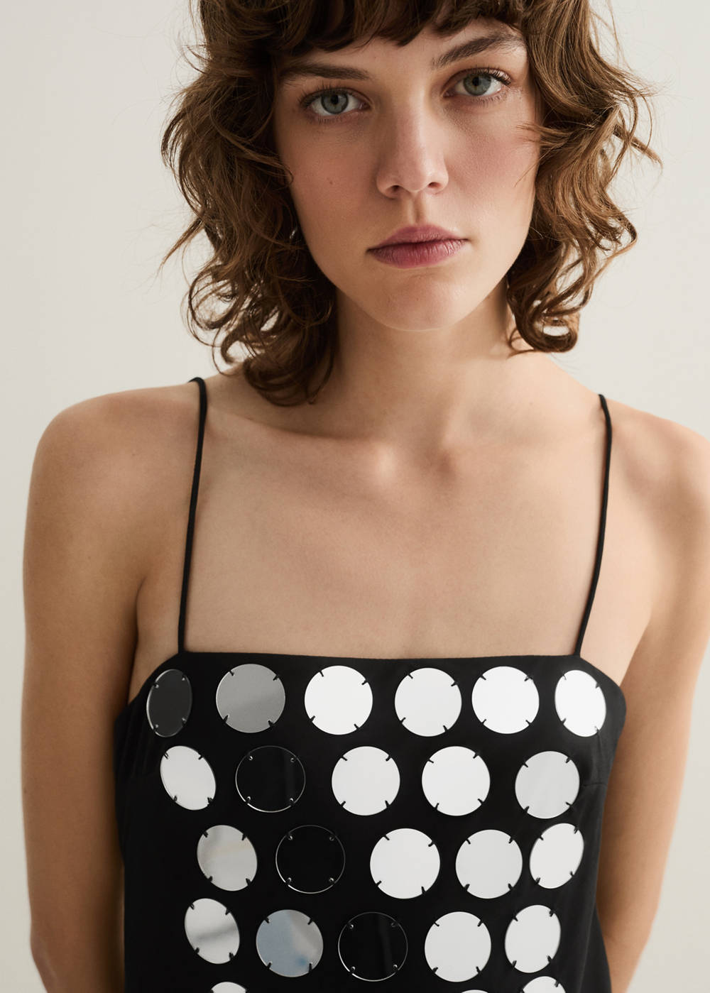 Dress with mirrors and back opening - Image 4