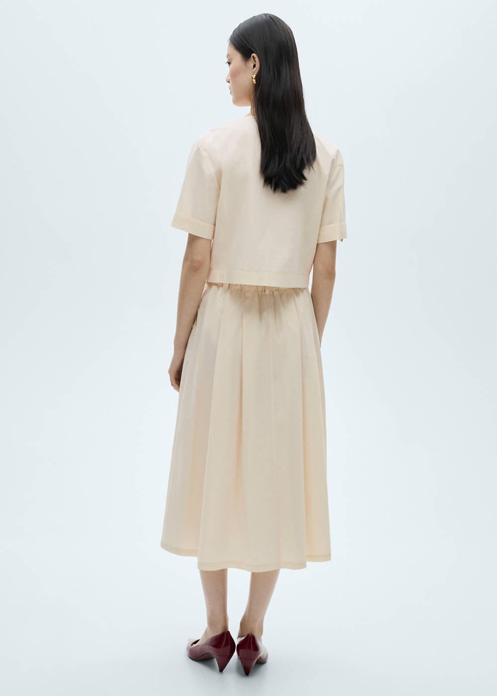 Chest-pocket cotton blouse - Image 4
