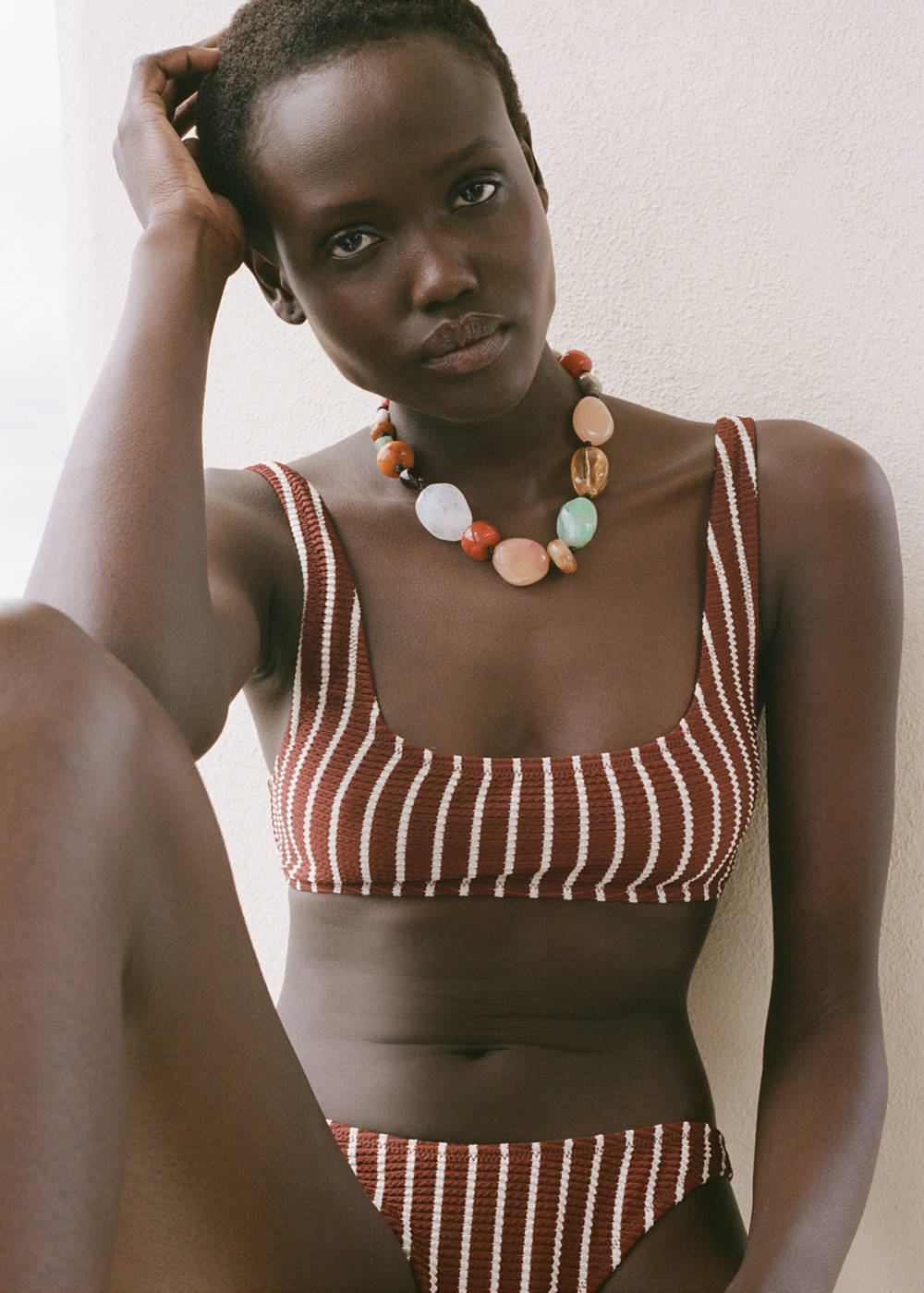 Alternative view of Combined ball necklace