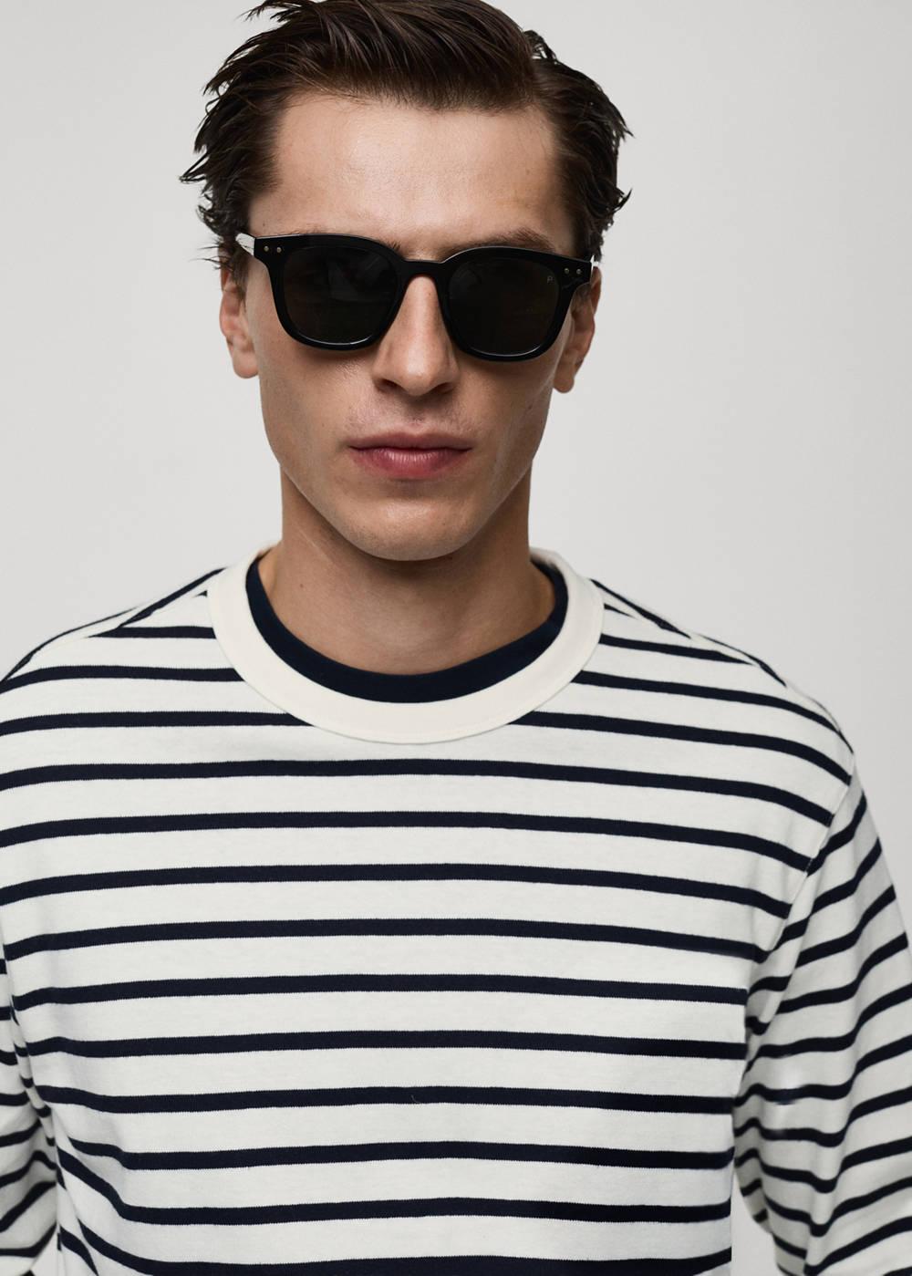 Striped 100% cotton t-shirt - Image 5